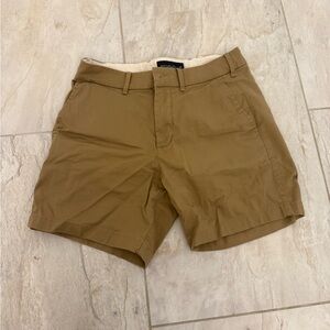Men's Tan Chino shorts Abercrombie and fitch
